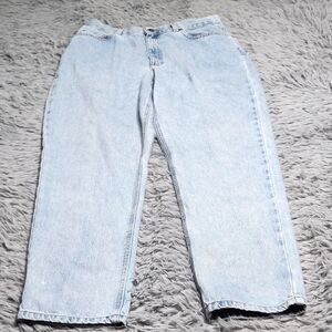 Liz Claiborne Lizwear Jeans Womens 14 Petite Regular Light Wash Denim Classic